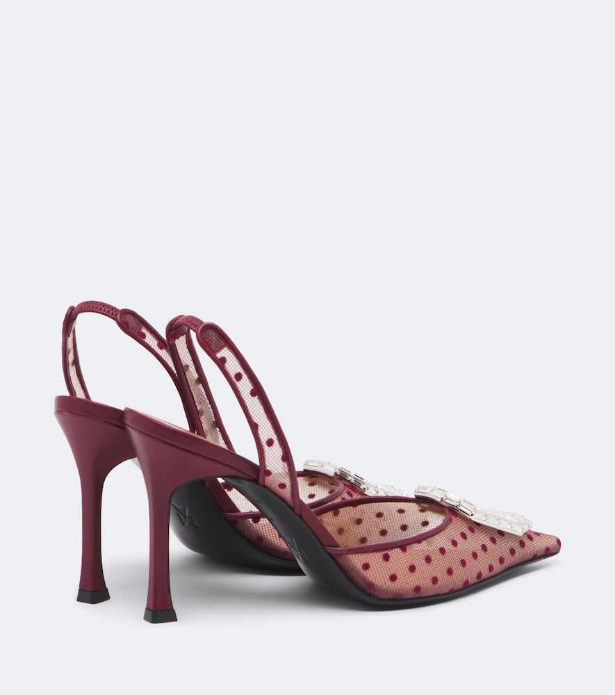 Camelia Point D'Esprit Slingback