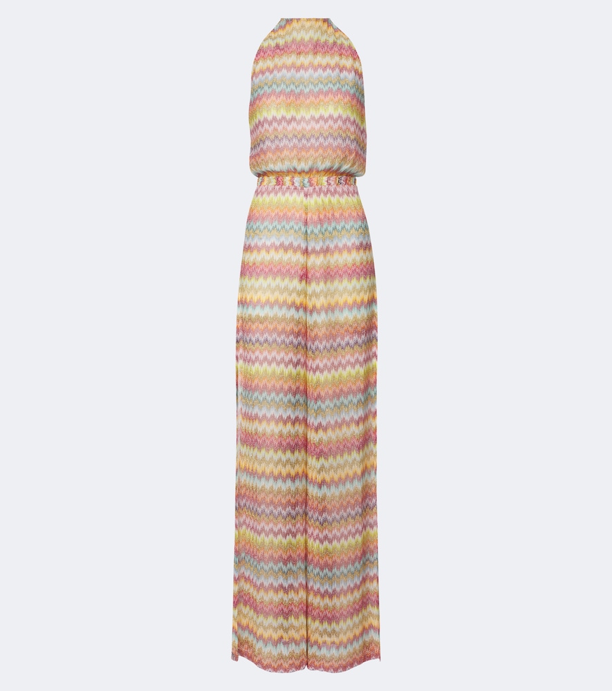 Jumpsuit aus Lamé