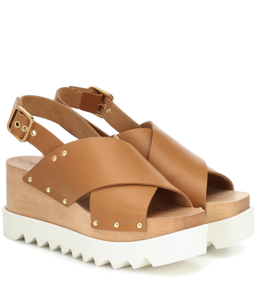 STELLA MCCARTNEY ELYSE PLATFORM SANDALS,P00436580
