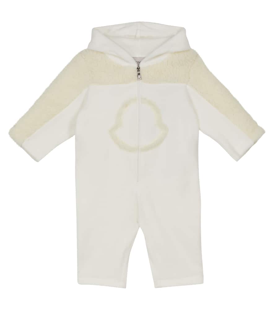 Moncler Enfant Baby embroidered onesie