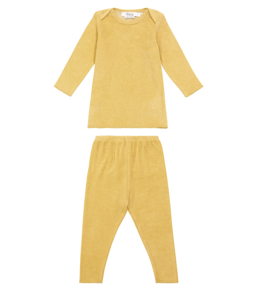 Bonpoint Baby cotton-blend top and pants set