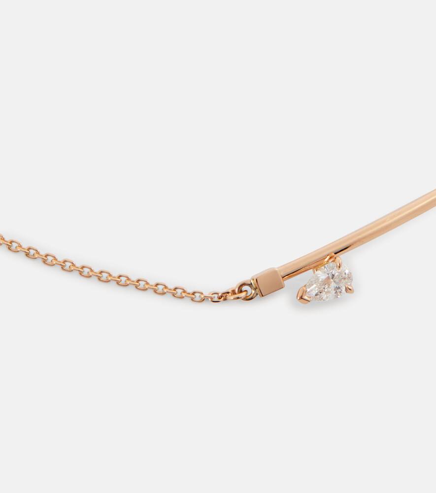 REPOSSI SERTI SUR VIDE 18KT ROSE GOLD BRACELET WITH DIAMOND