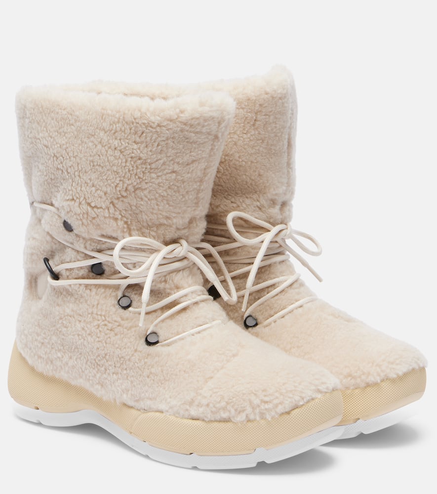 Shearling ankle boots
