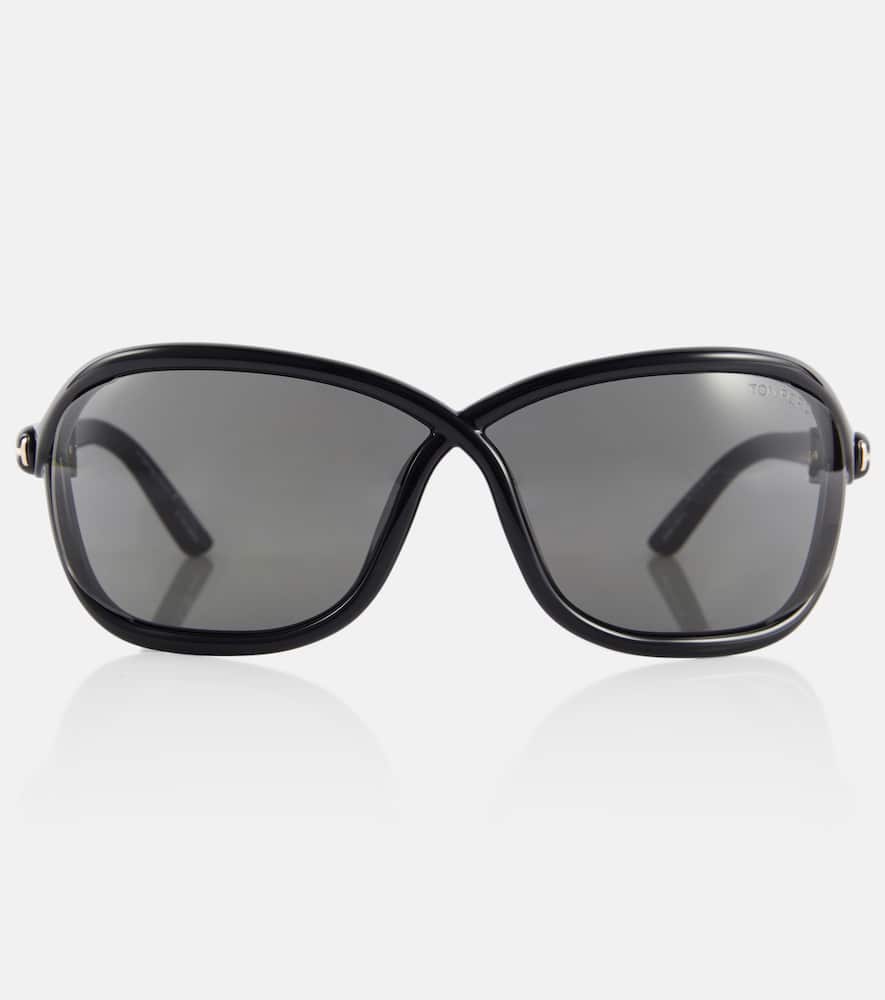 Tom Ford Butterfly Frame Sunglasses In Black