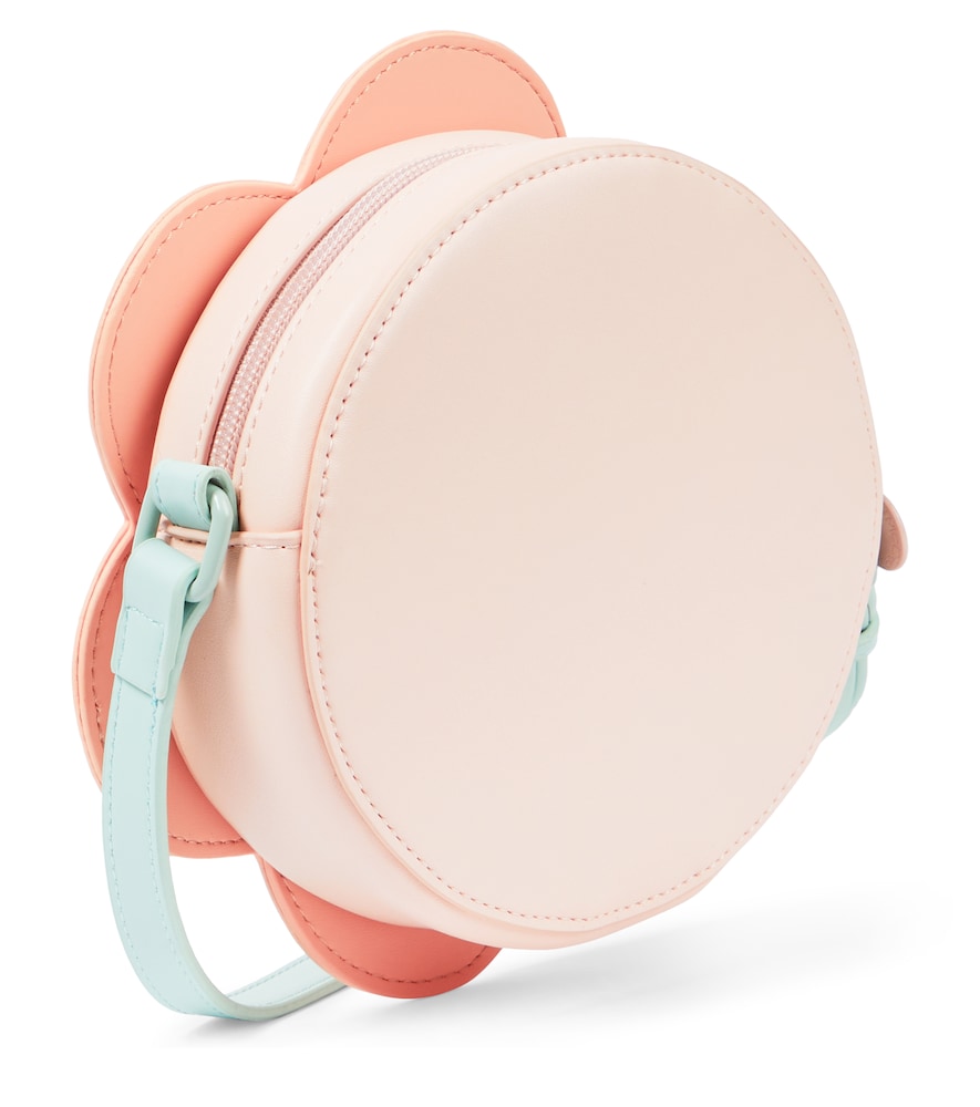  Stella Mccartney Kids Stella Mccartney Kids Floral Faux Leather Shoulder Bag 