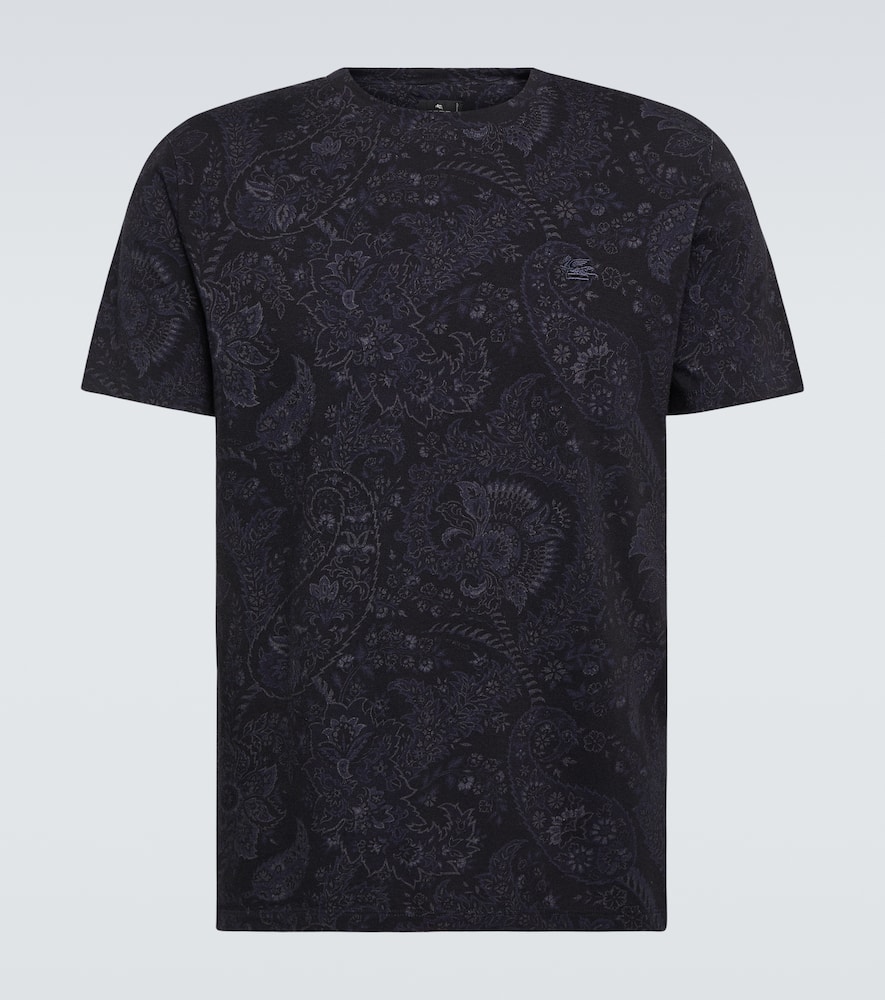 Paisley cotton jersey T-shirt