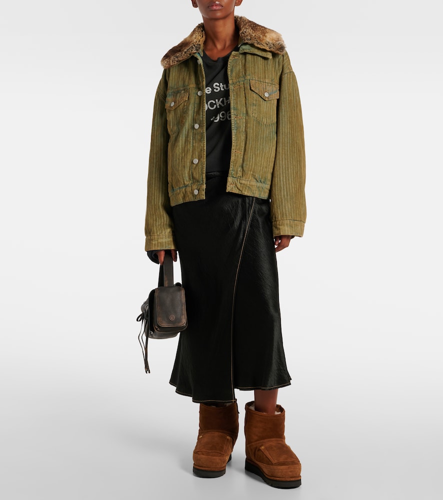 Shearling-Lined Ankle Boots