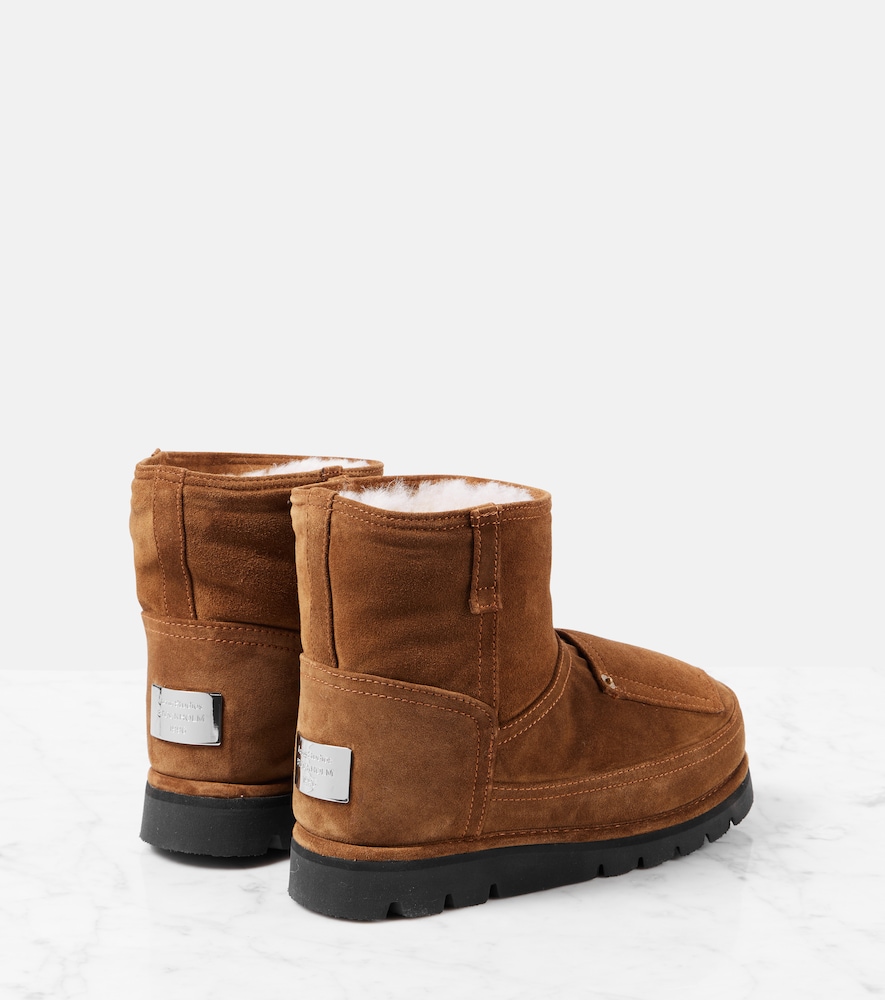 Shearling-Lined Ankle Boots