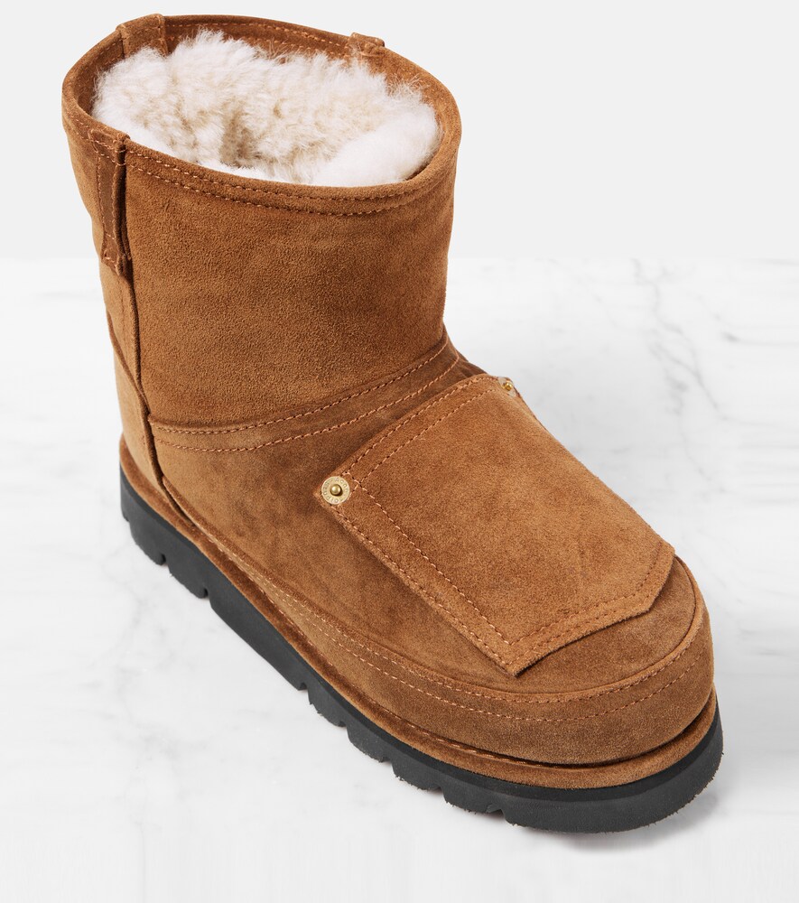 Shearling-Lined Ankle Boots