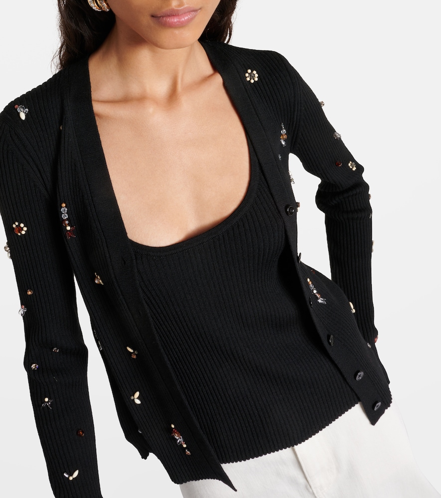  Dorothee Schumacher Dorothee Schumacher Verzierter Cardigan Aus Wolle 