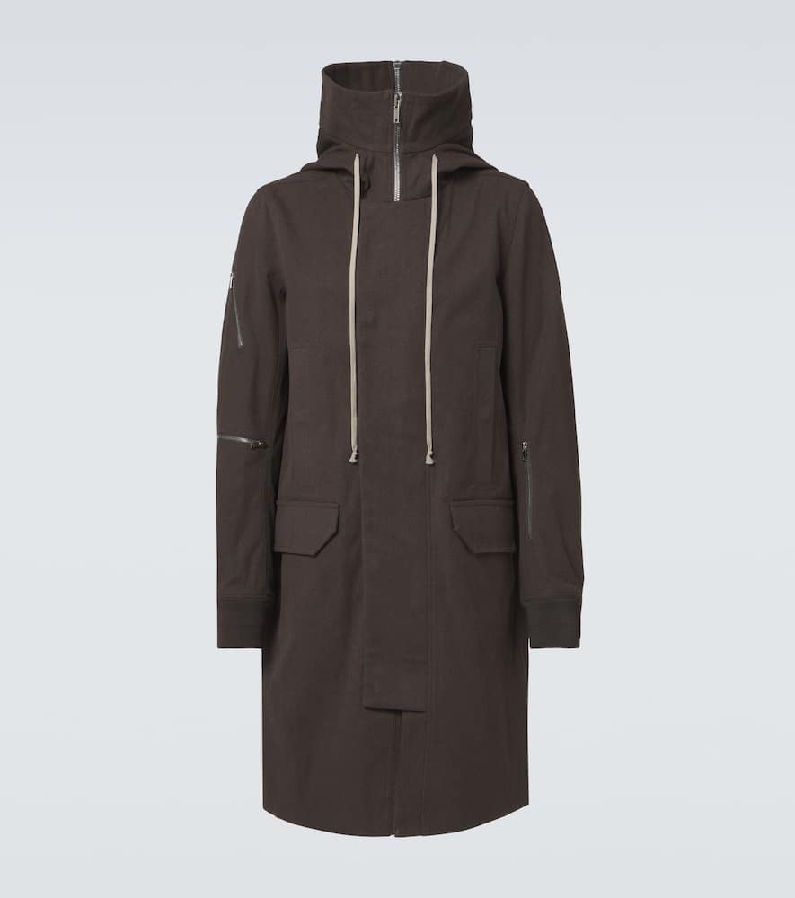 Rick Owens Oversized cotton coat