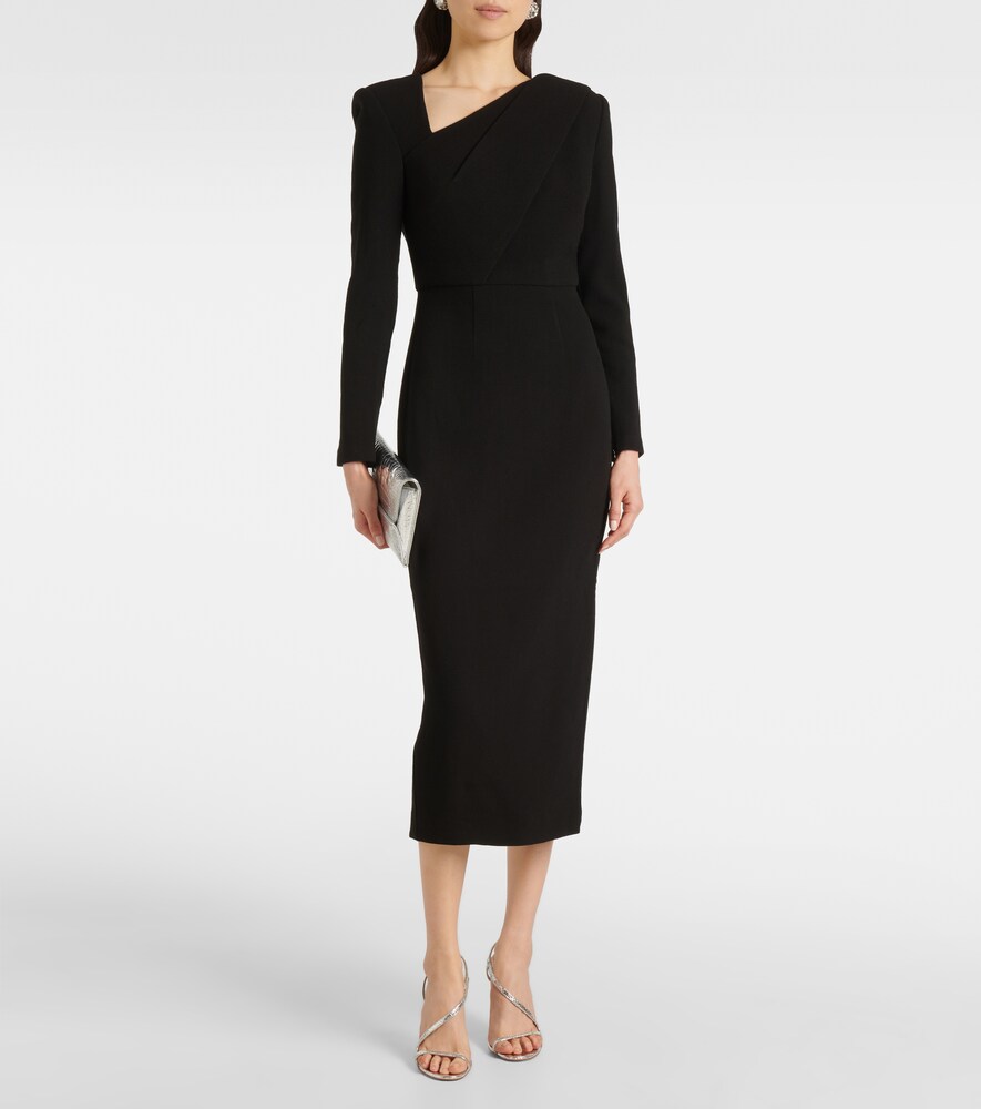  Roland Mouret Roland Mouret Midikleid Aus Woll-crêpe 