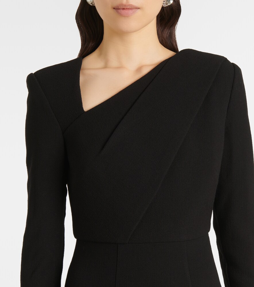  Roland Mouret Roland Mouret Midikleid Aus Woll-crêpe 