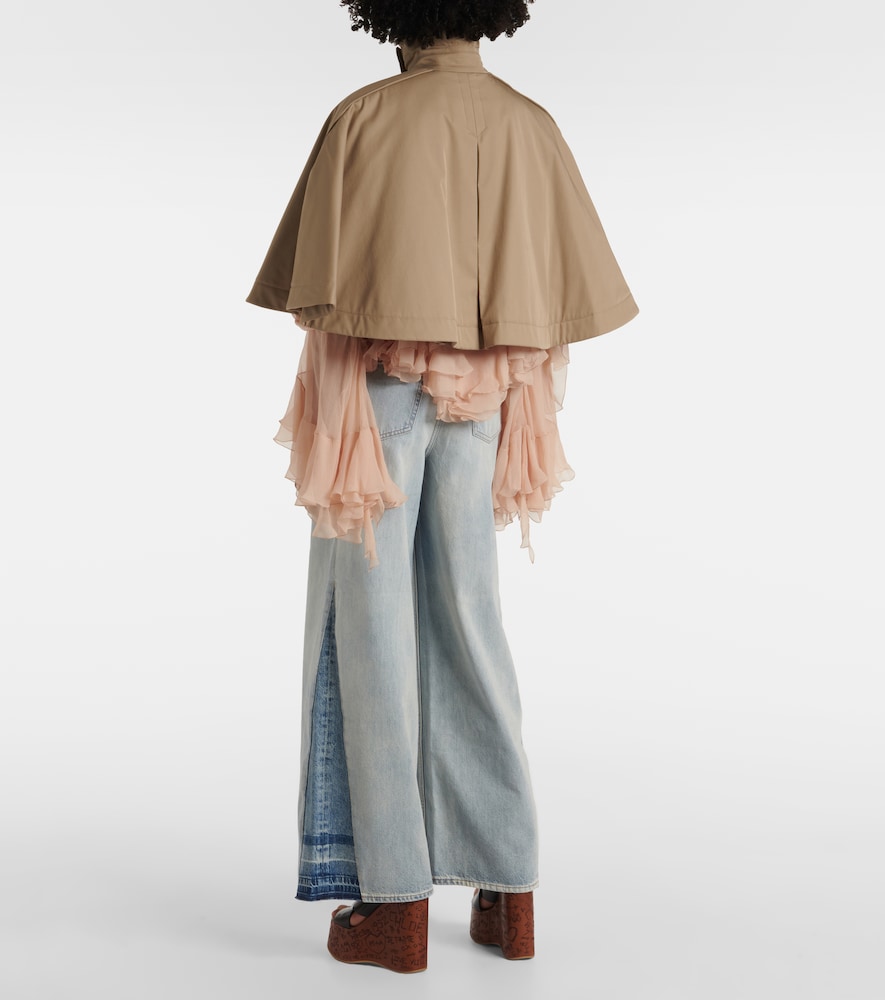  Chloe Chloé Cropped-cape Aus Baumwoll-gabardine 