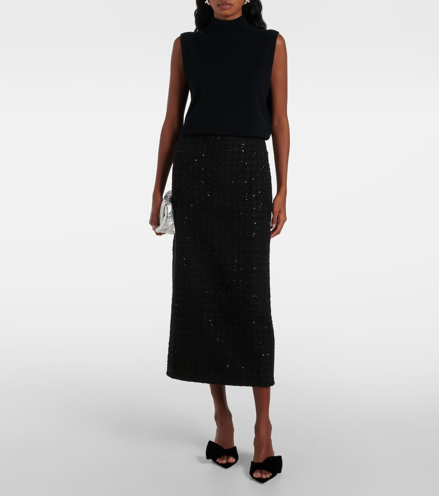 GIANVITO ROSSI 55 BOW-DETAIL VELVET MULES