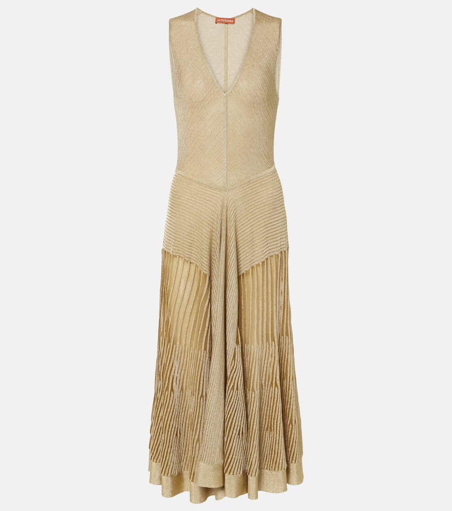 Altuzarra Anastasia Dress In Gold