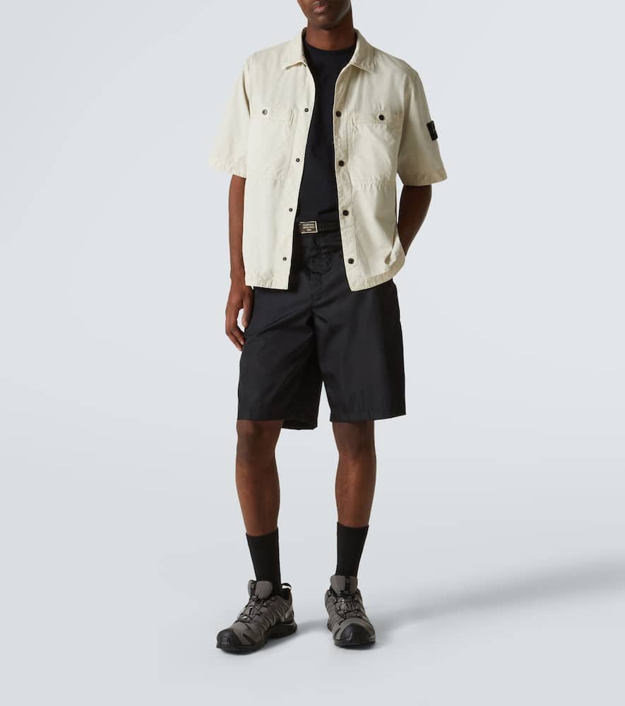 Stone Island Hemd Compass Aus Baumwolle In Beige