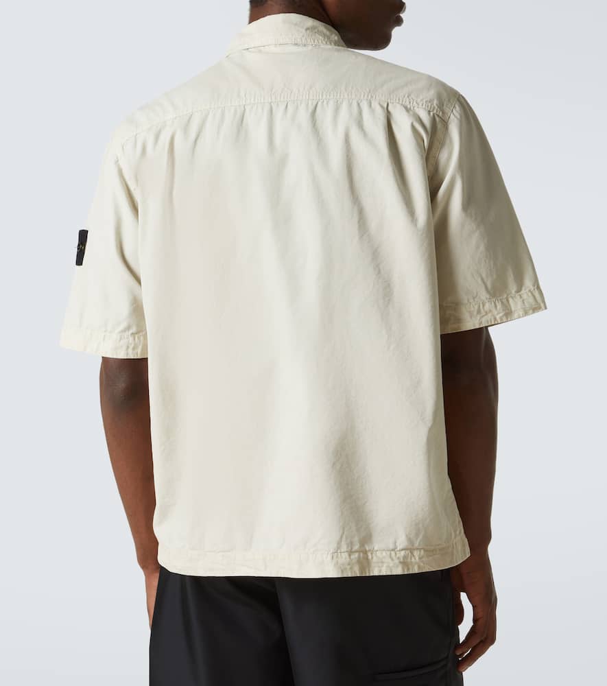 Stone Island Hemd Compass Aus Baumwolle In Beige