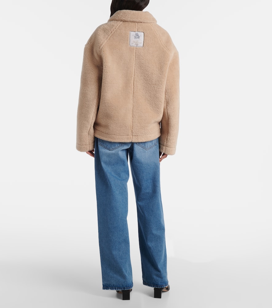 Jacquemus Fernando Teddy Jacket In Beige