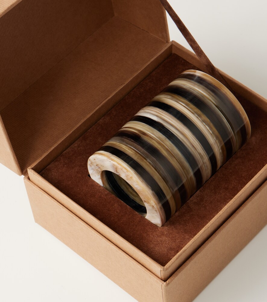  Brunello Cucinelli Brunello Cucinelli Set Of 6 Horn Napkin Rings 