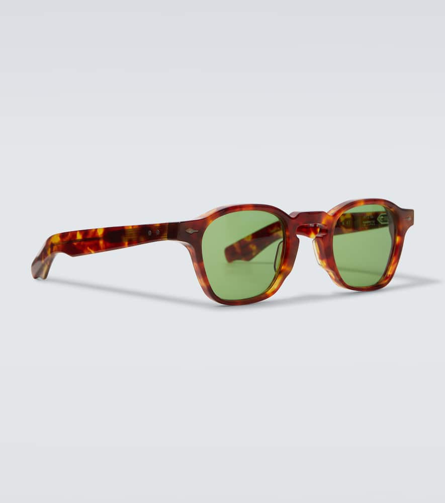 Jacques Marie Mage Zephirin 47 Round Sunglasses In Brown