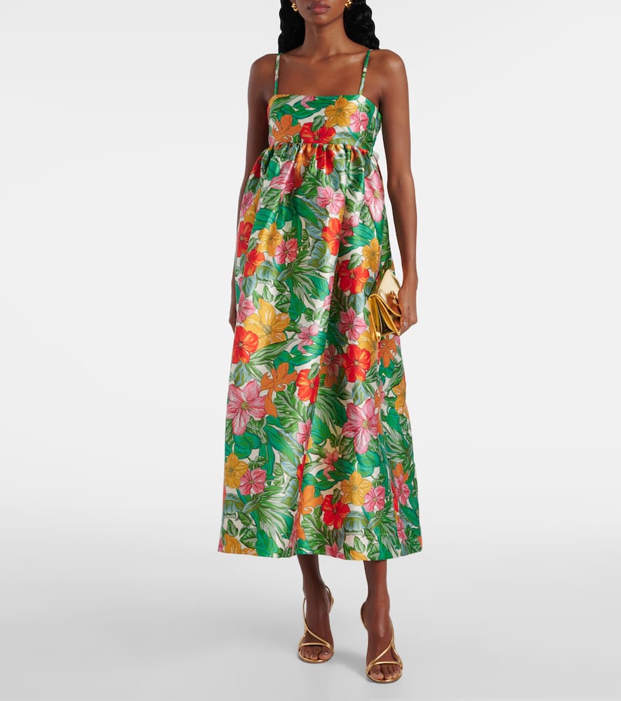 Alemais Amelia Printed Gown In Multicoloured