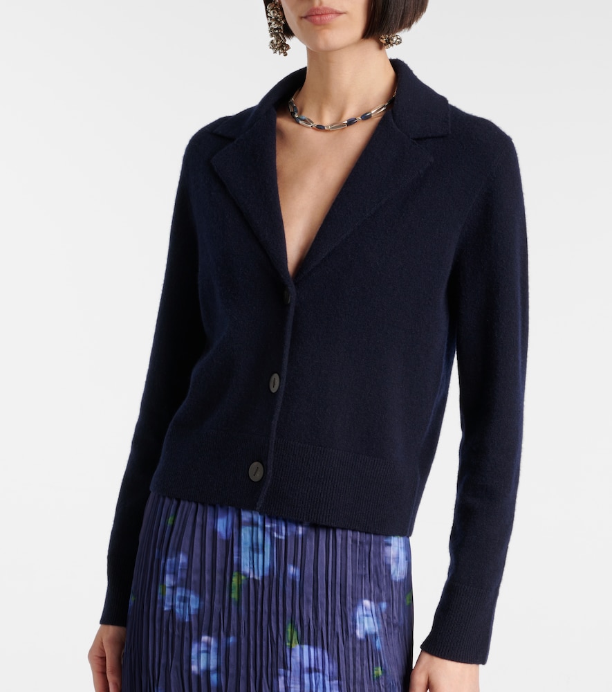  Vince Vince Cropped Wool And Cashmere Cardigan 