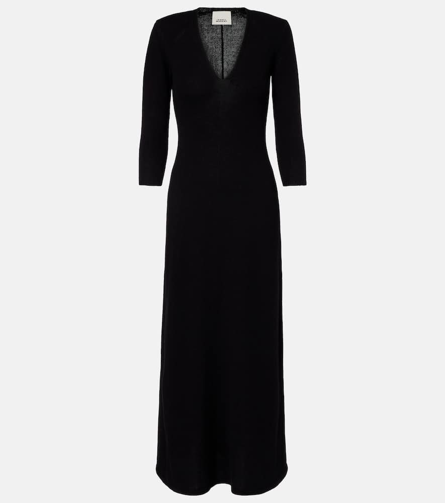 Salina wool-blend maxi dress