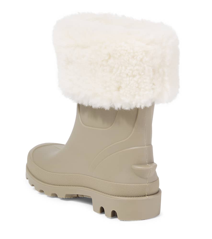 Chloé Logo Rain Boots In Multi
