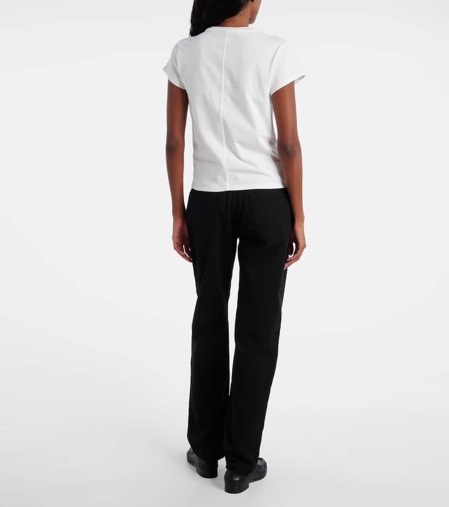 The Row Item O-neck Short-sleeved T-shirt In White