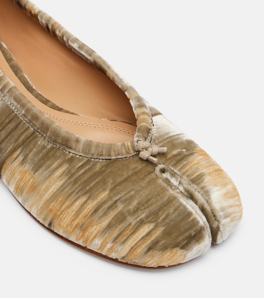  Maison Margiela Maison Margiela Tabi Velvet Ballet Flats 