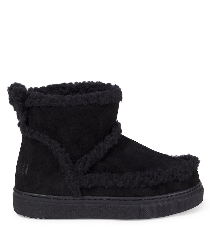 Inuikii Classic Suede Snow Boots In Black