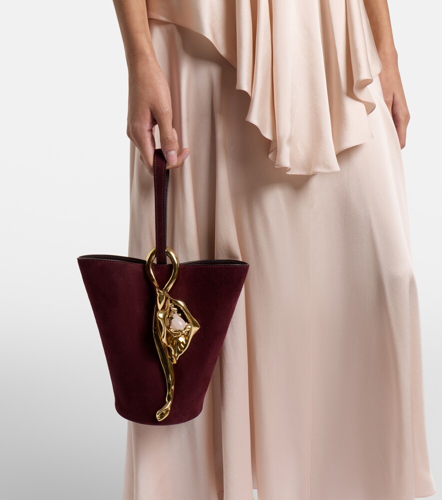 Chloé Eden Treasures Small suede bucket bag