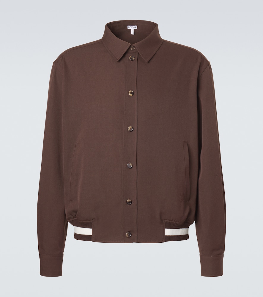 Loewe Wool gabardine blouson jacket