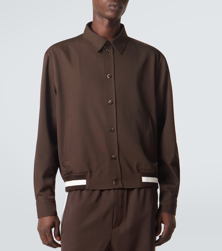 Loewe Loewe Wool Gabardine Blouson Jacket 