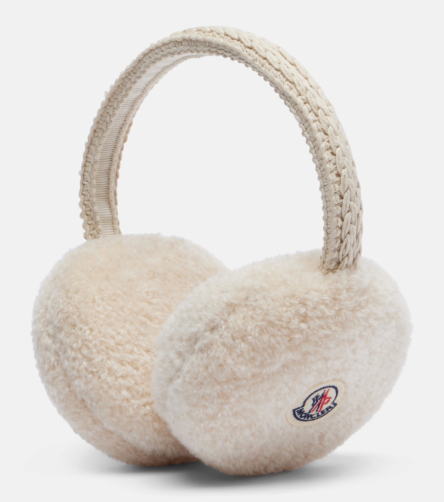 Moncler Logo teddy earmuffs