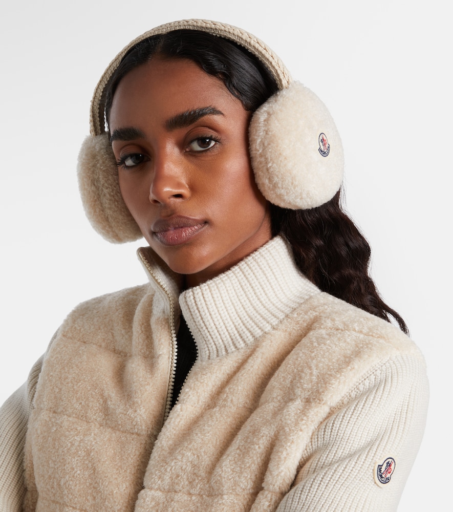  Moncler Moncler Logo Teddy Earmuffs 