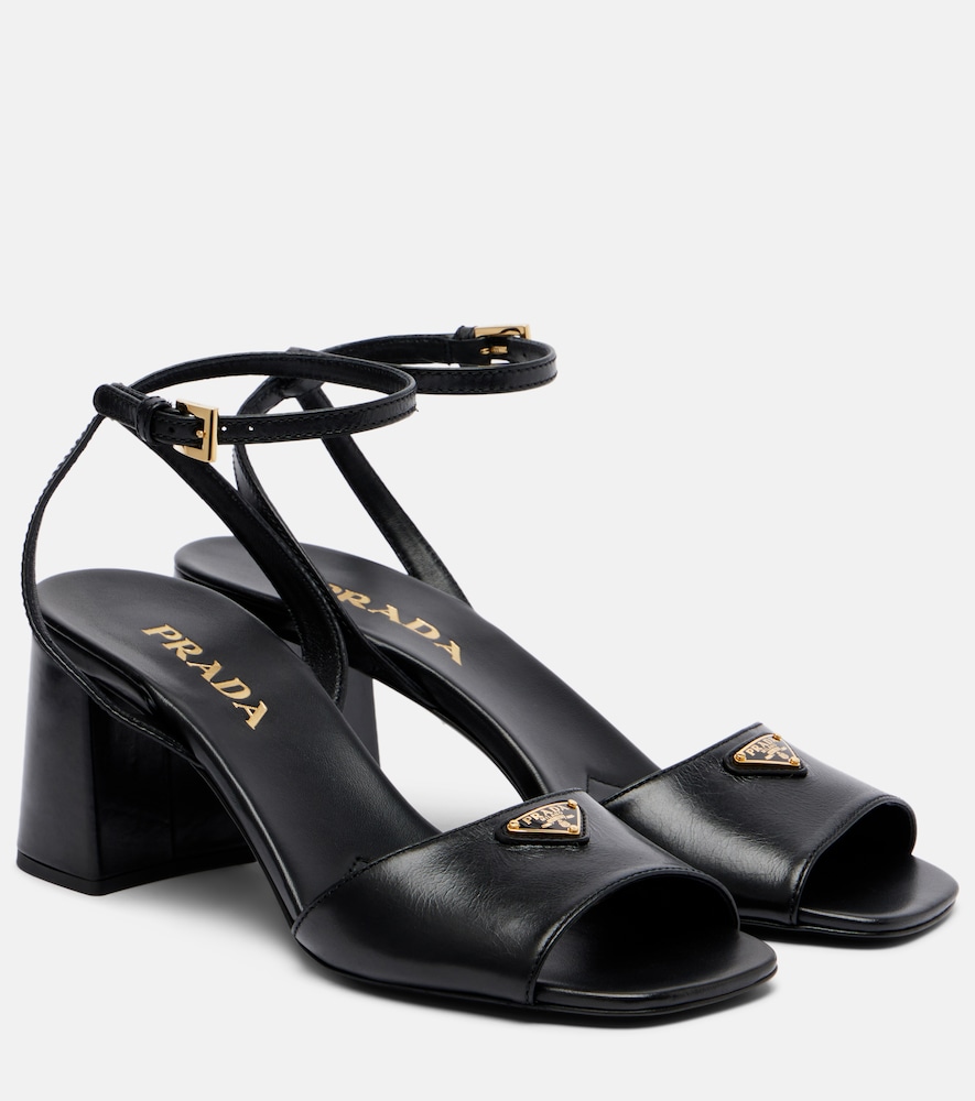 Prada Leather slingback sandals