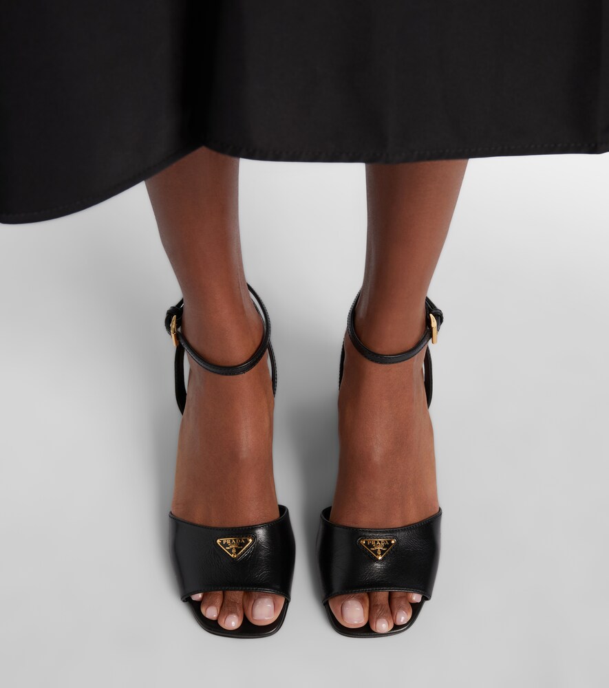Prada Leather slingback sandals