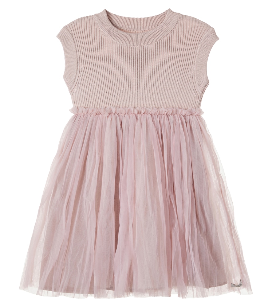 Donsje Pink Xewa Paneled Tulle Dress Y 4/5 - Mytheresa
