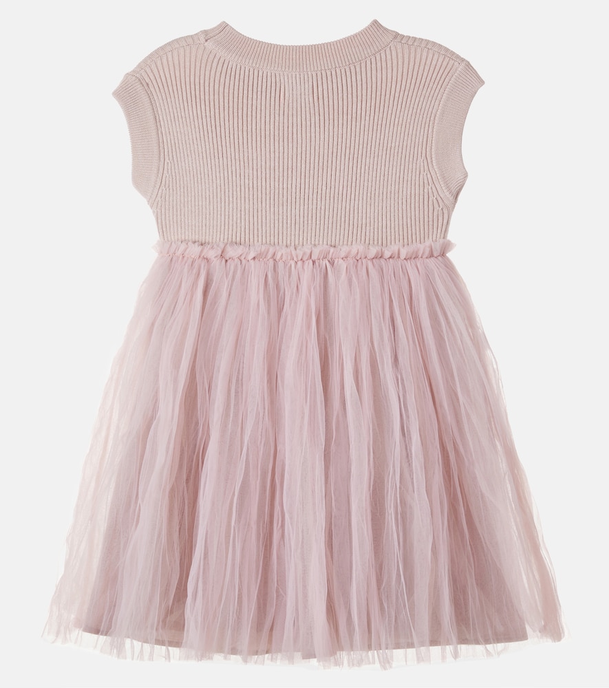  Donsje Donsje Xewa Paneled Tulle Dress 