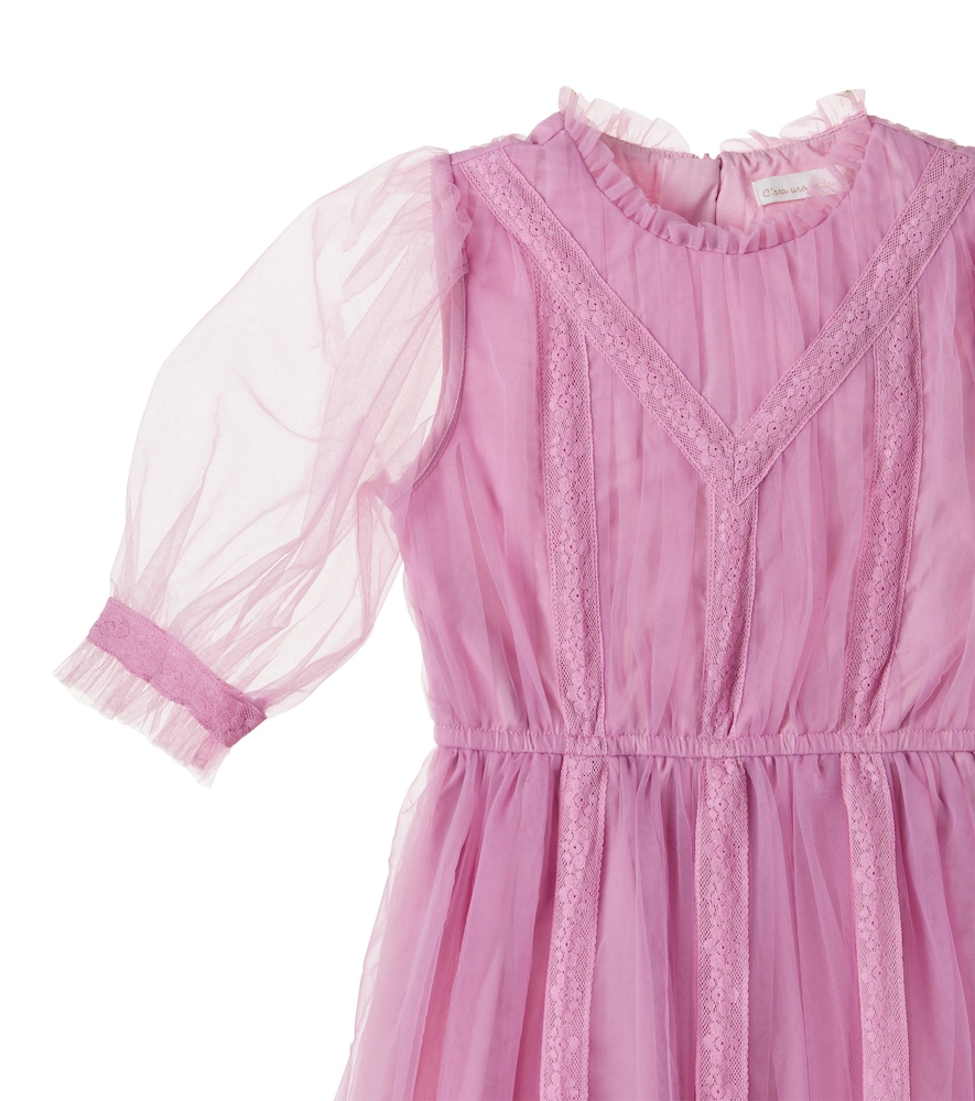  C'era Una Volta C'era Una Volta Kleid Donna Aus Tüll Mit Spitze 