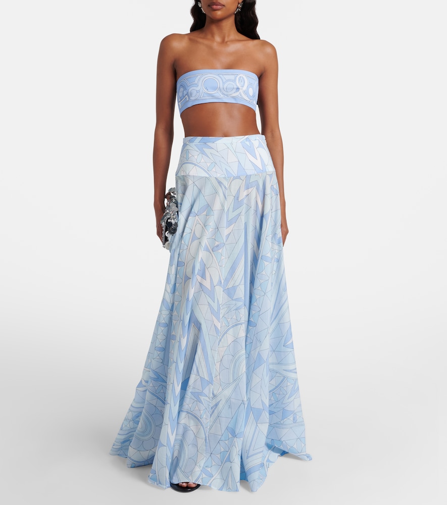  Pucci Pucci Angoli Cotton Maxi Skirt 