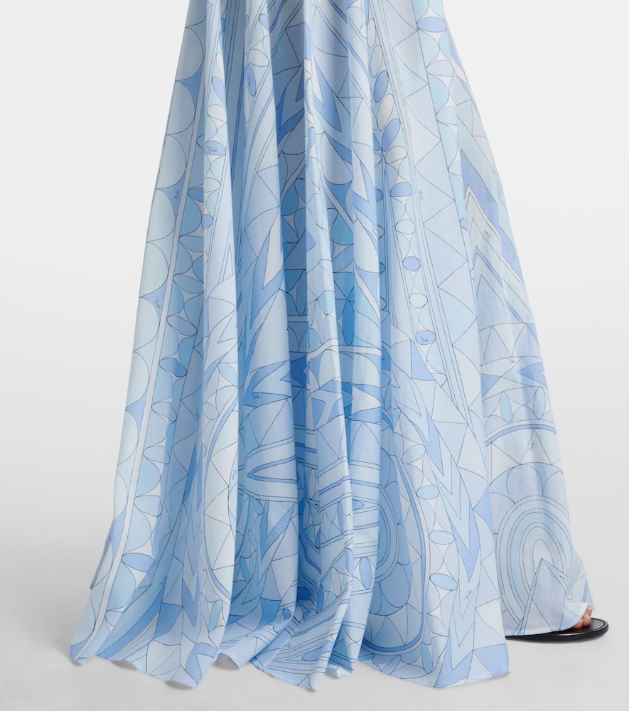  Pucci Pucci Angoli Cotton Maxi Skirt 