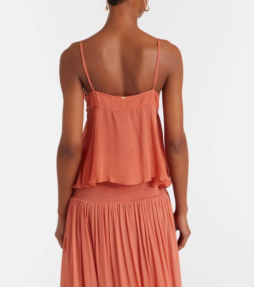 Maja Ruffled Chiffon Top