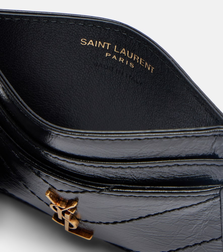  Saint Laurent Saint Laurent Kartenetui Niki Aus Lackleder 