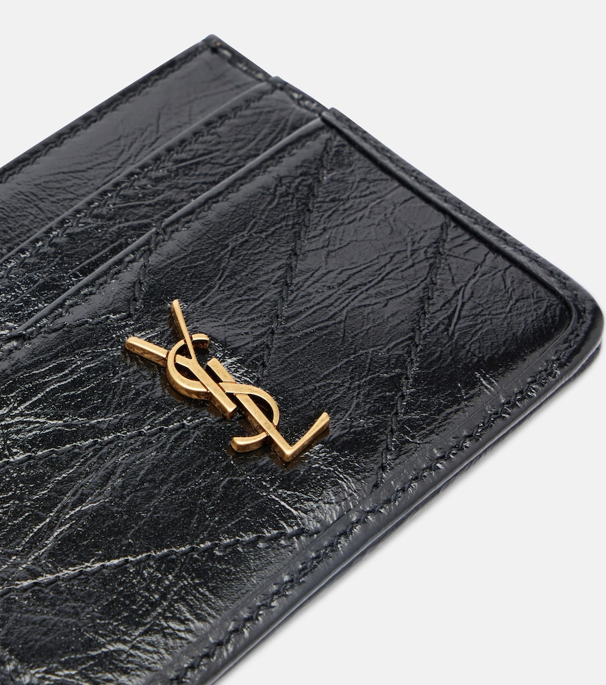  Saint Laurent Saint Laurent Kartenetui Niki Aus Lackleder 