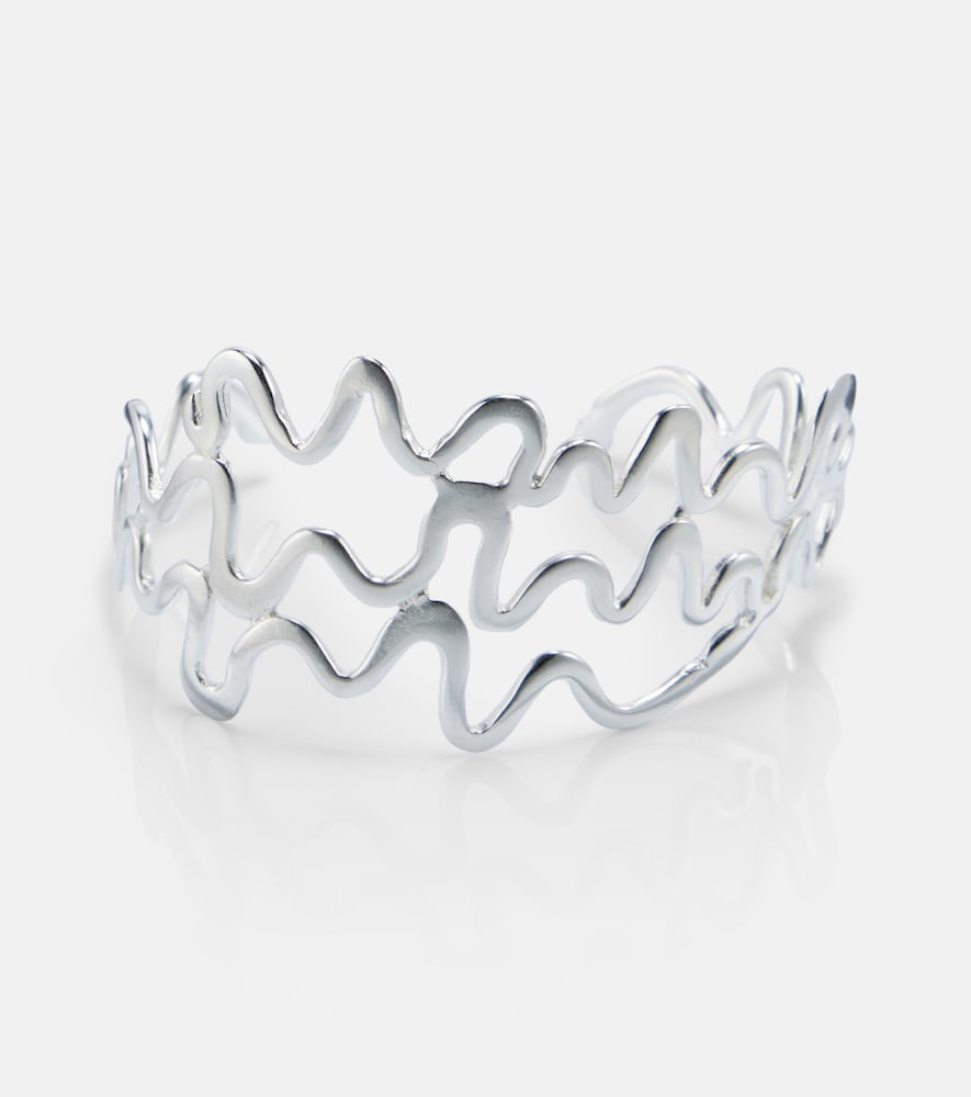 Ysso Shore silver-plated cuff bracelet