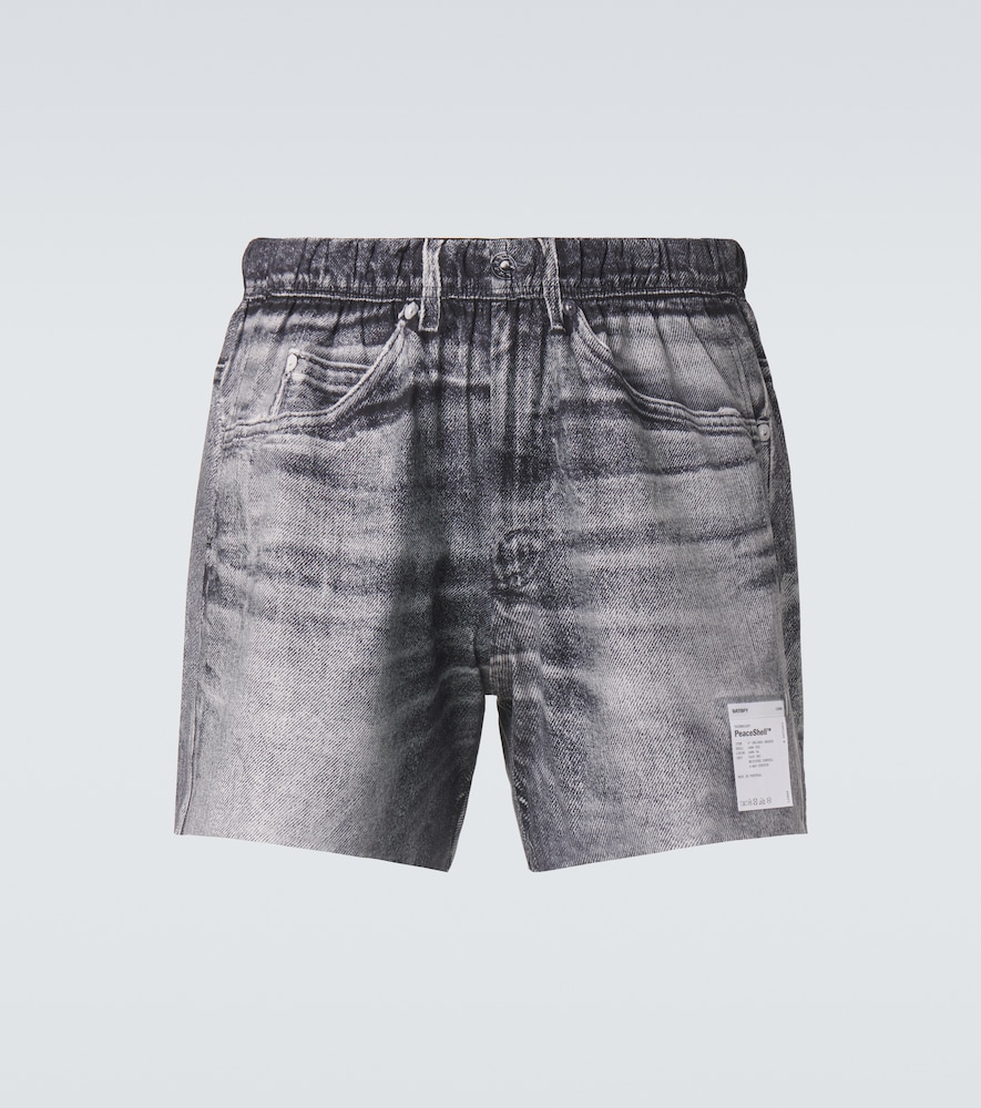 Satisfy Peacehell 5" trompe l'ail shorts