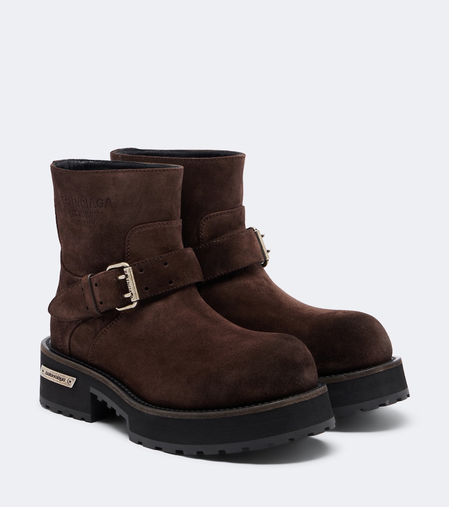 Ankle Boots Venom Mini aus Veloursleder